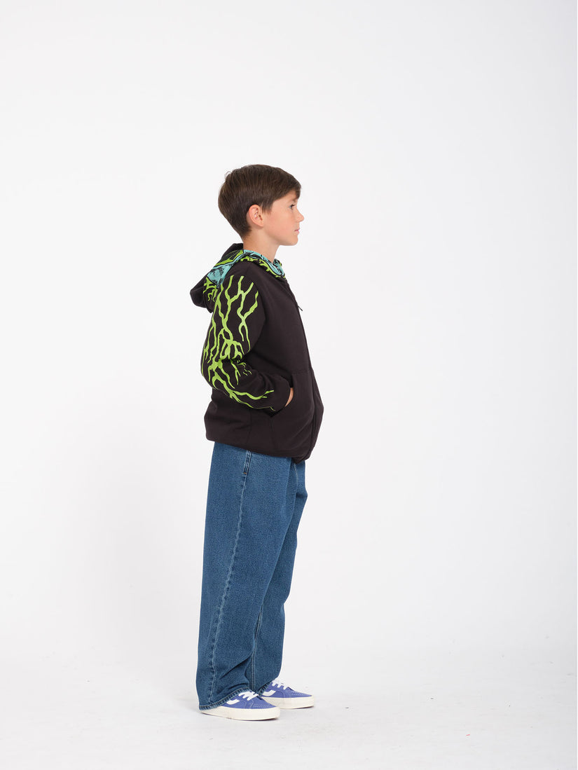 Sweat à capuche zippé Alien - BLACK - (ENFANT)