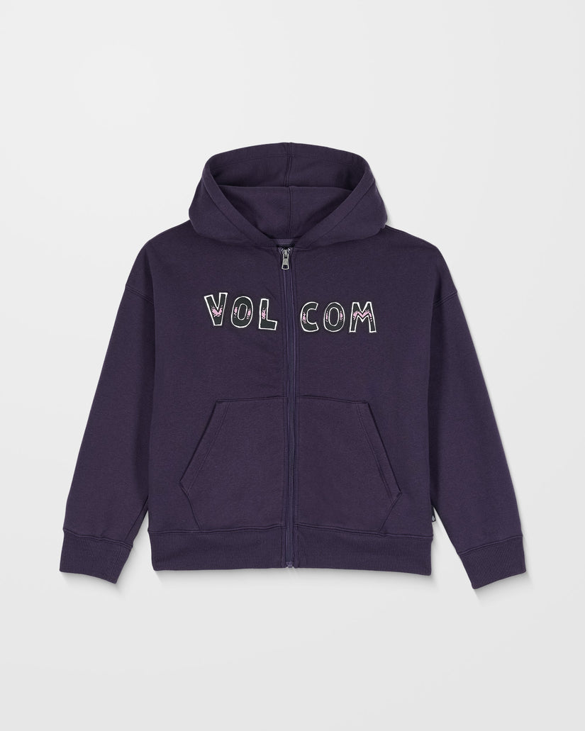 Sweat À Capuche Zippé Watanite - Dark Purple - (ENFANT)