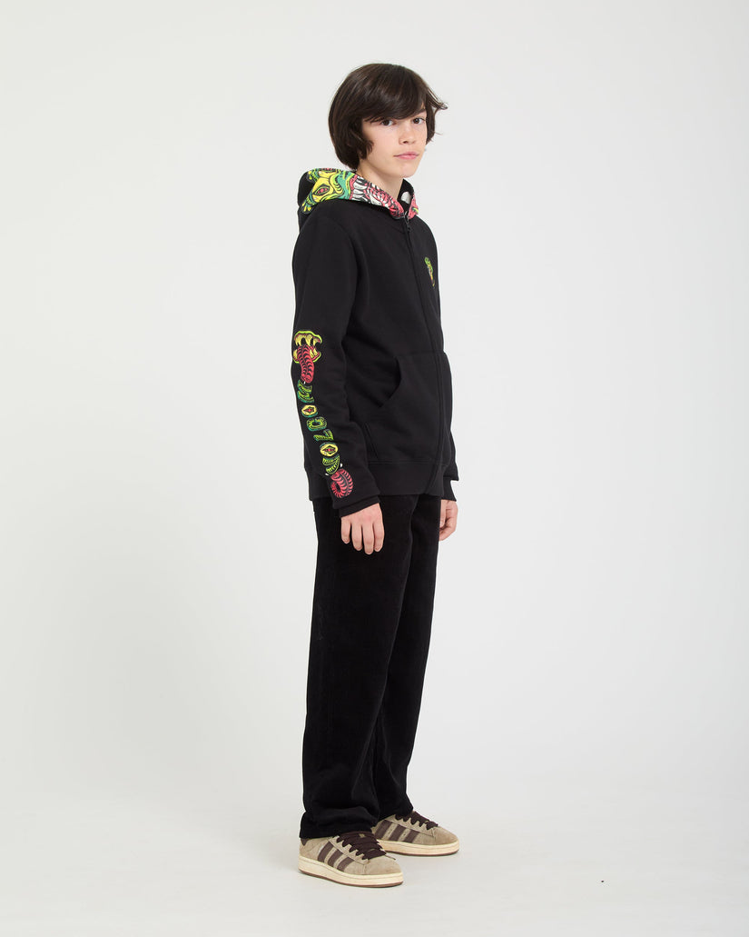 Sweat à capuche zippé Snaky - Black - (ENFANT)