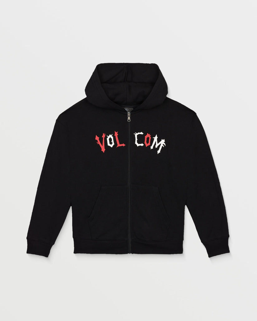 Sweat à capuche zippé Ozzy Fleece - Black - (ENFANT)