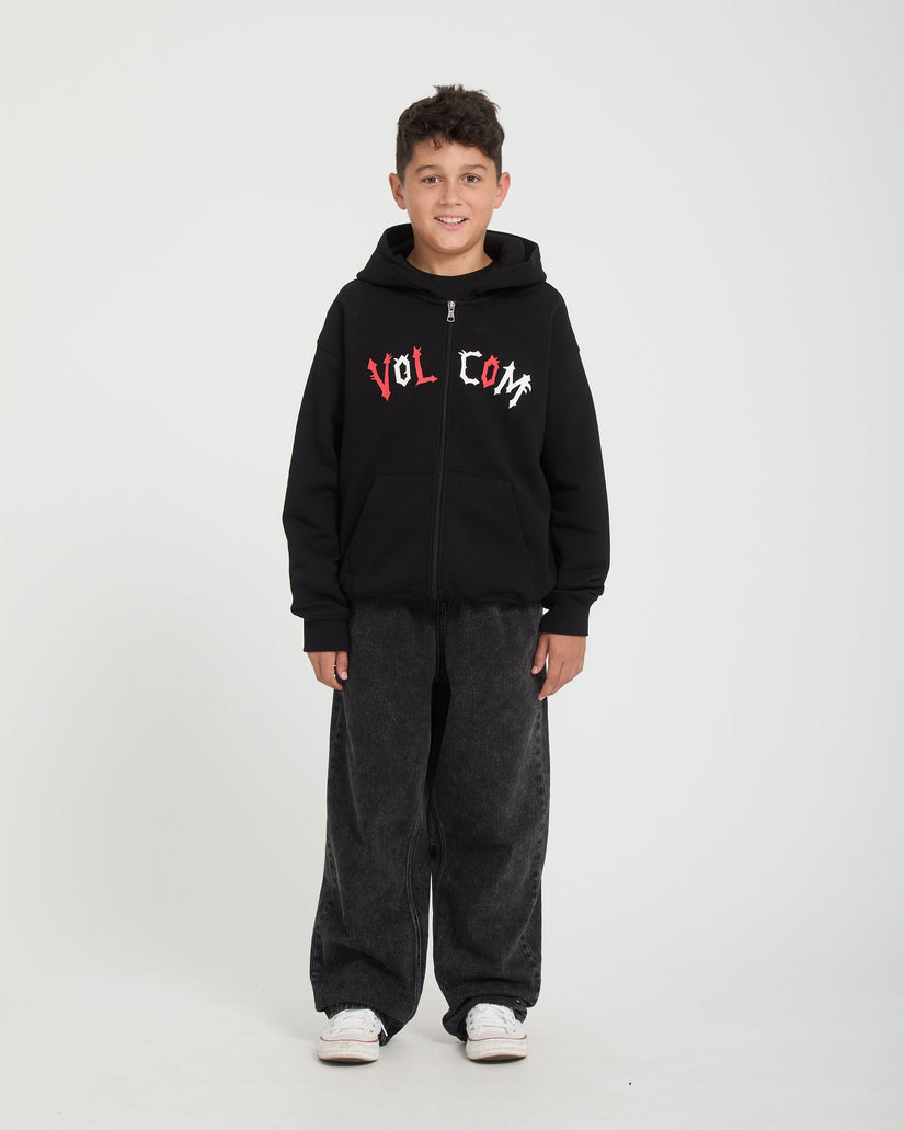 Sweat à capuche zippé Ozzy Fleece - Black - (ENFANT)