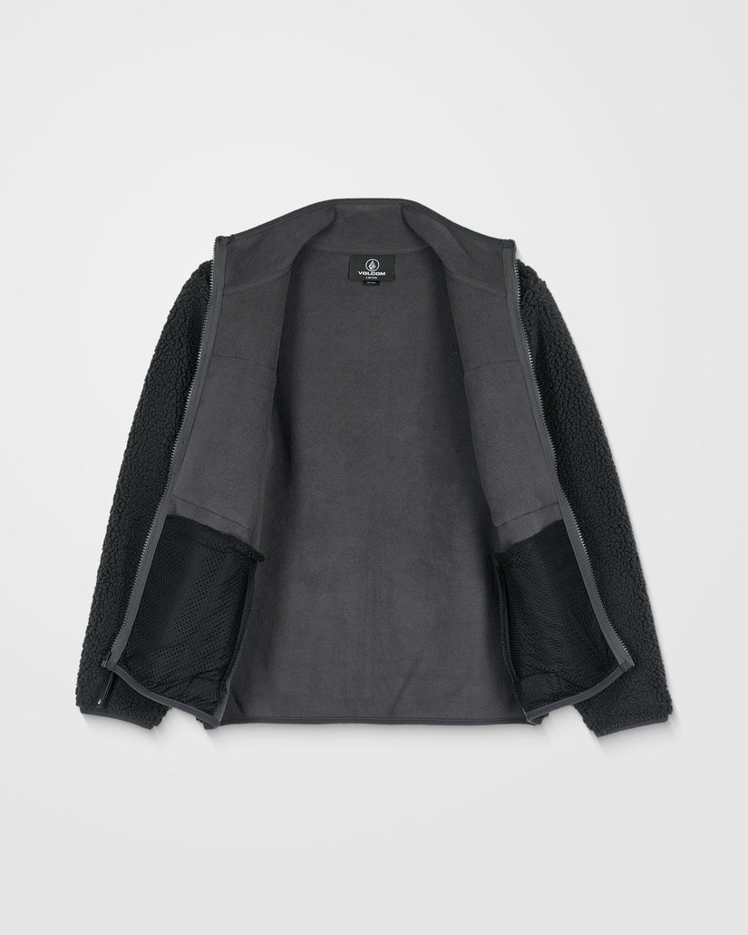 Veste Zippée Sherpa Storm Stone - Asphalt Black - (ENFANT)