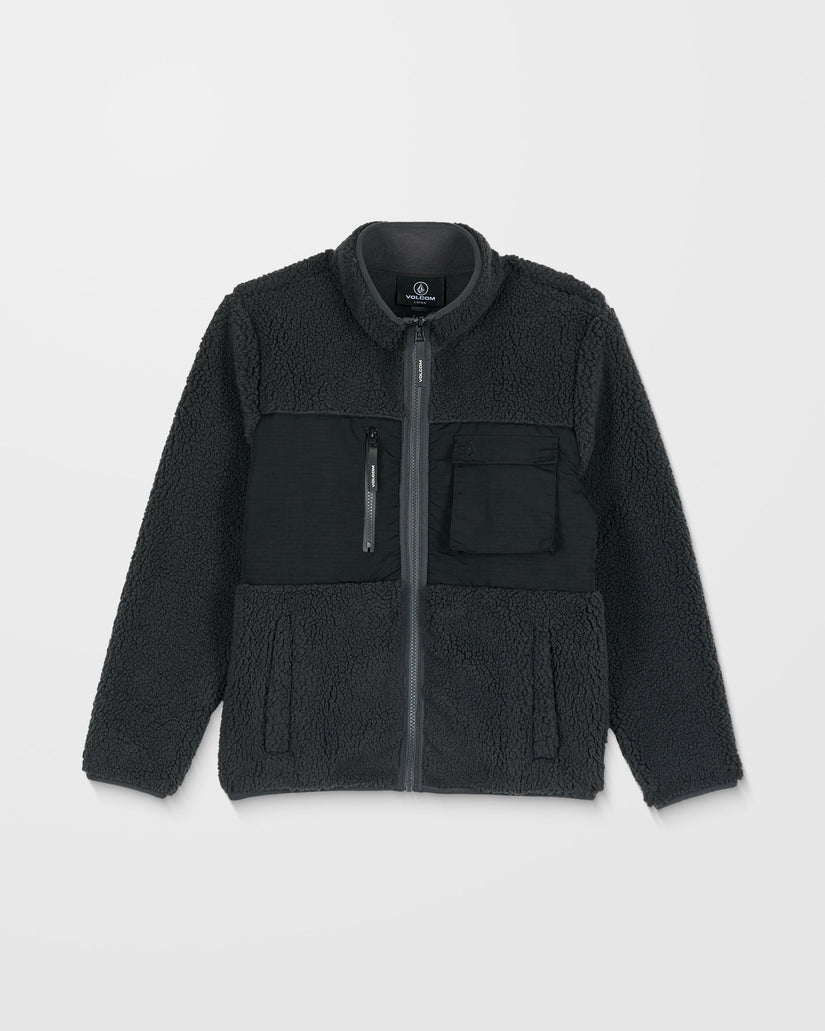 Sweat Polaire Zippé Storm Stone - Asphalt Black - (ENFANT)