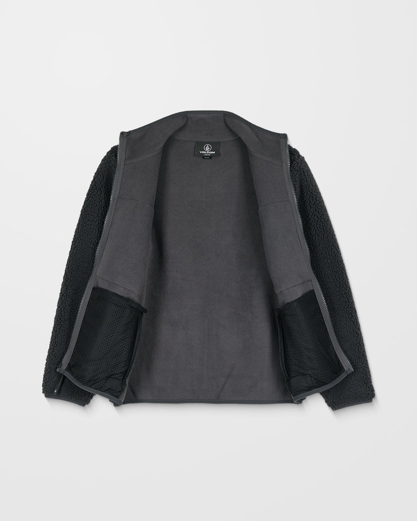 Sweat Polaire Zippé Storm Stone - Asphalt Black - (ENFANT)