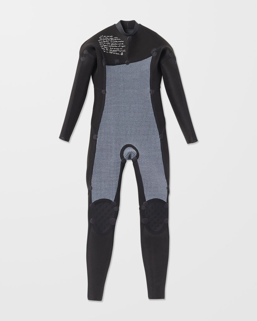 Combinaison De Surf 3/2 Mm Manches Longues Zippée Poitrine - Charcoal - (ENFANT)