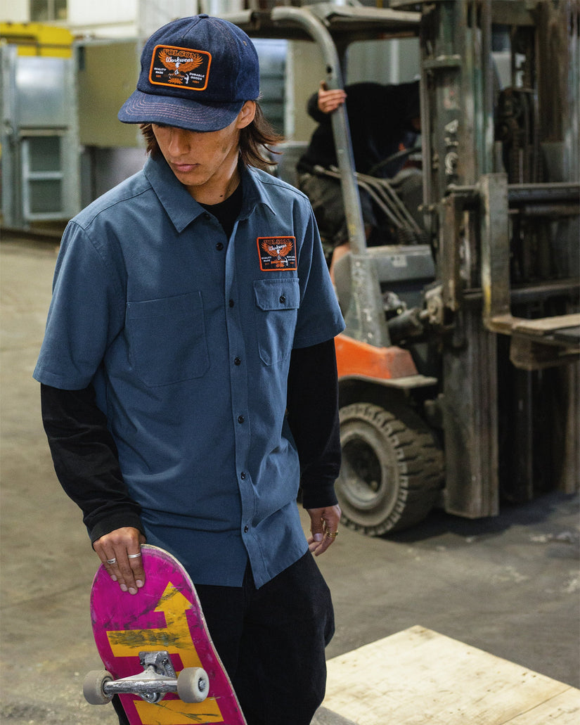Casquette Hammered Workwear - Dust Bowl Indigo
