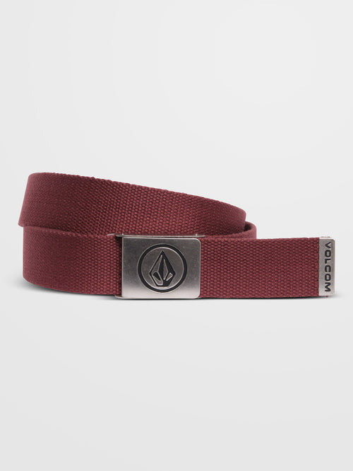 Ceinture Volcom Web Homme, Noir, Ouvre-bouteille Intégré, Taille Unique