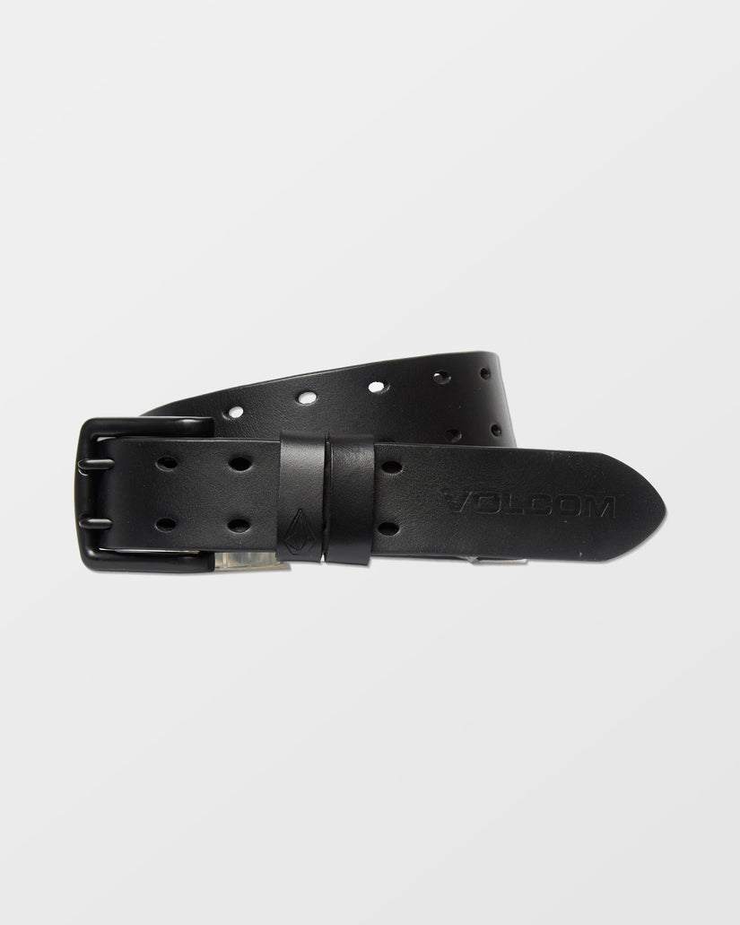 Ceinture en cuir Two Spike - Black