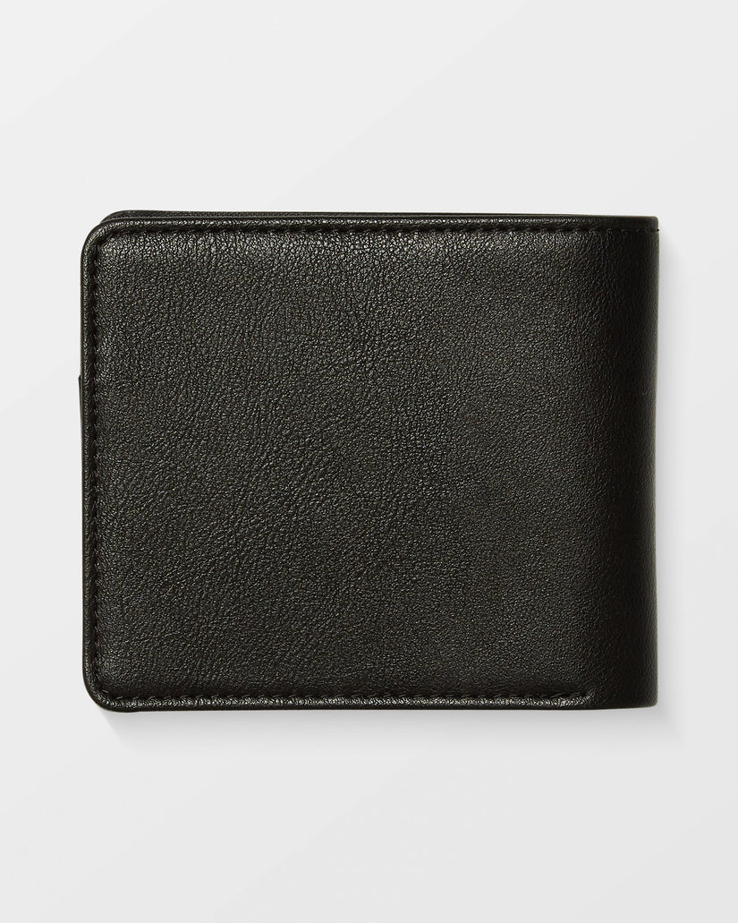 Petit portefeuille Slim Stone - Black