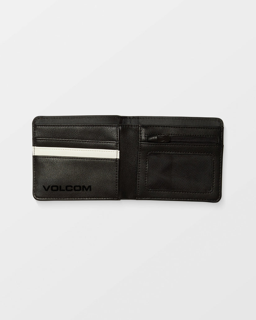 Portefeuille Slim Stone Small - Black