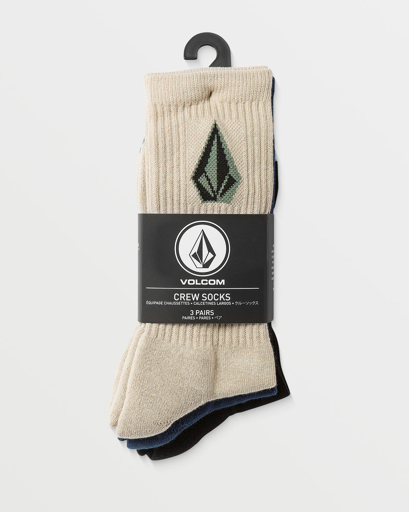 Chaussettes Full Stone Mix (3 Paires) - PALE KHAKI