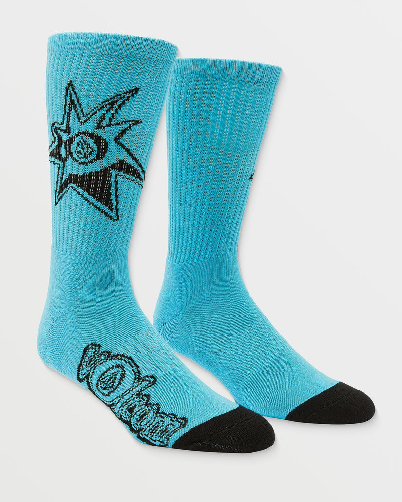 Chaussettes Volcom Ent - RESIN BLUE