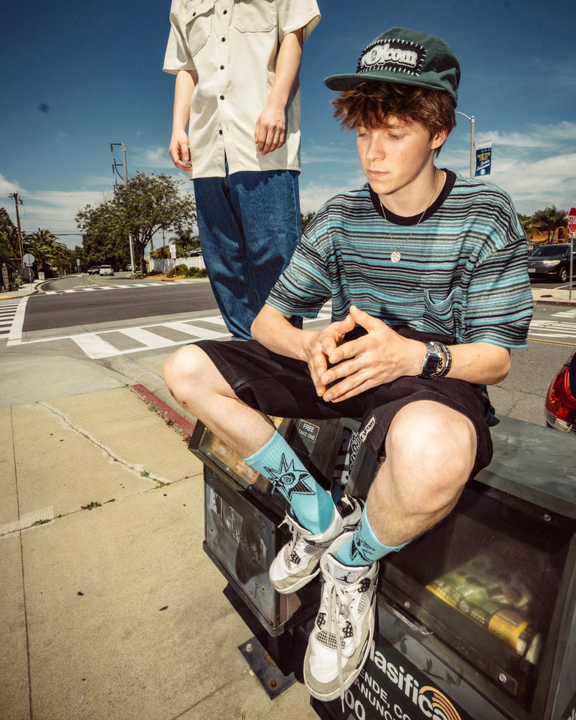 Chaussettes Volcom Ent - RESIN BLUE