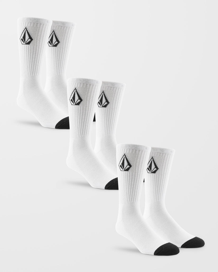 Chaussettes Full Stone (3 paires) - White