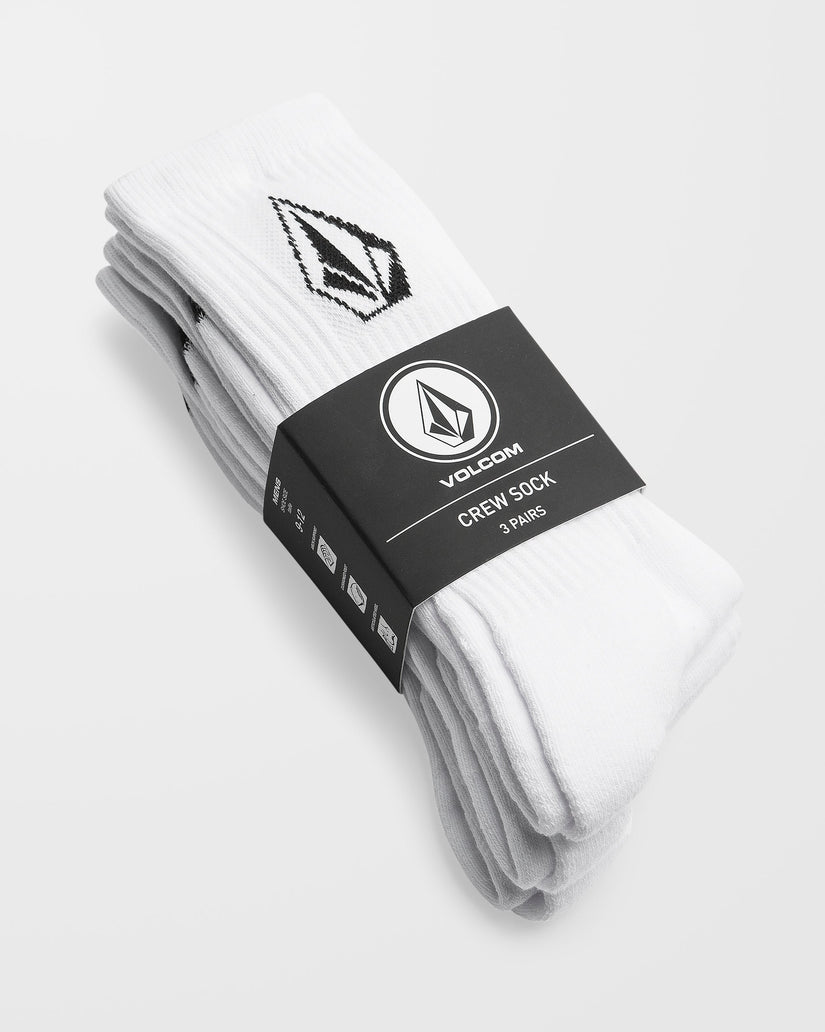 Chaussettes Full Stone (3 paires) - White