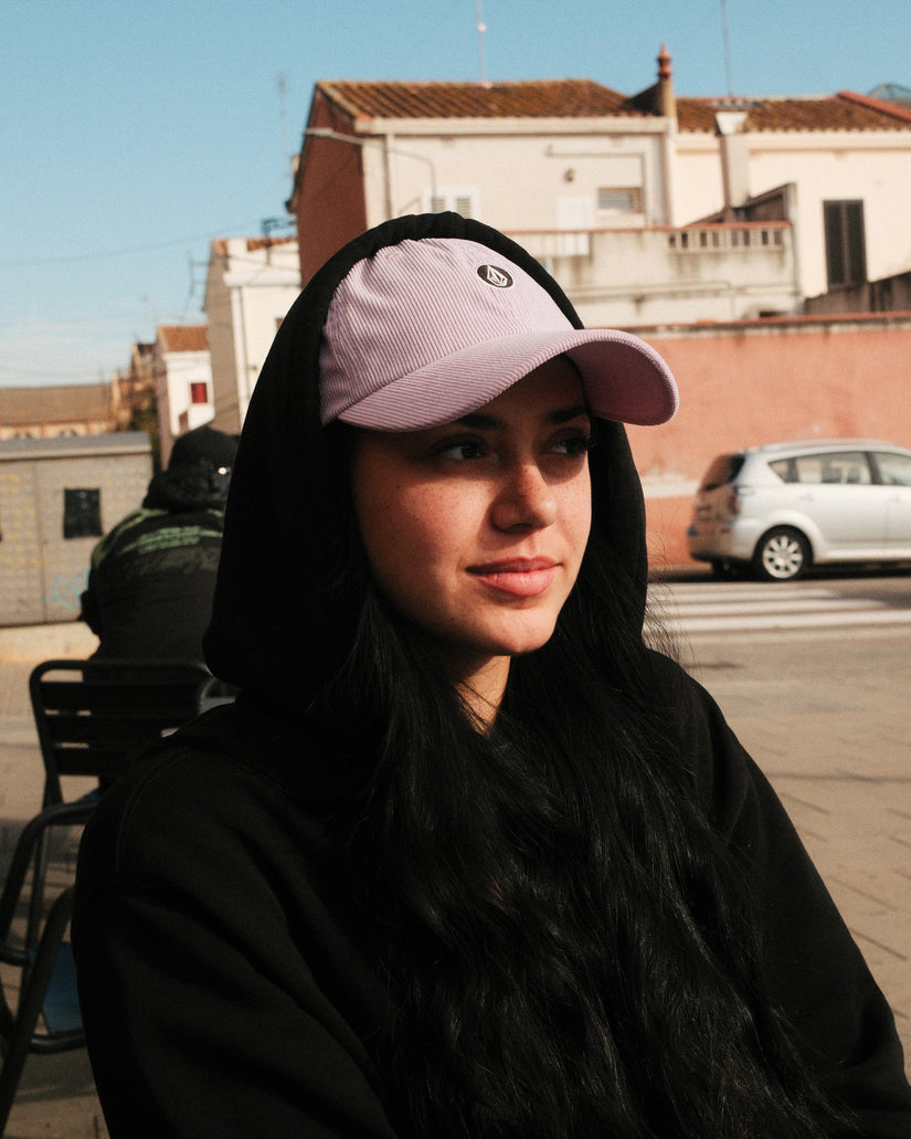 Casquette Circle Stone Cord Dad - DUSTY LAVENDER