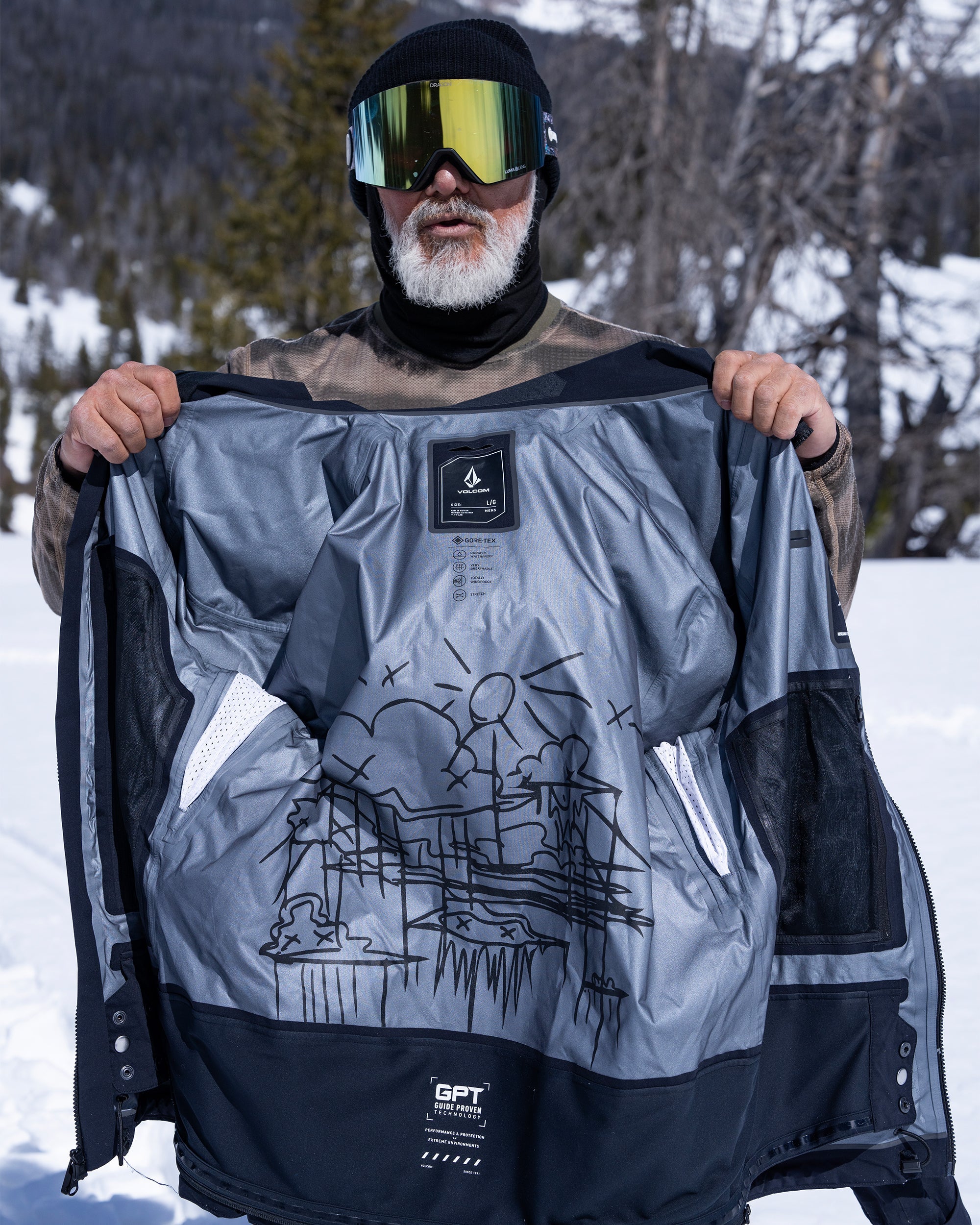 Veste Guch Stretch Gore-Tex - Agave - Homme - Volcom France