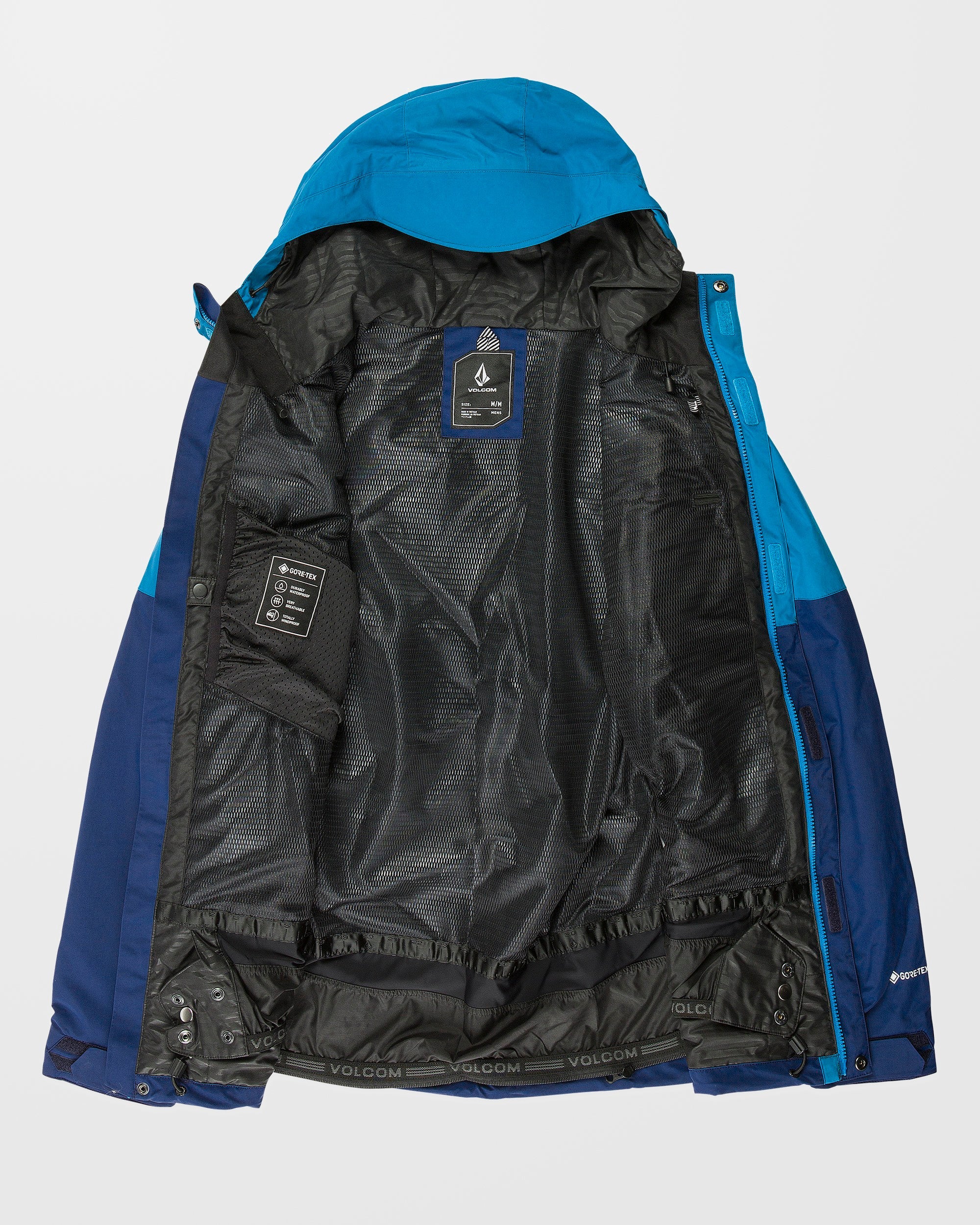 Veste L Gore-Tex - Light Blue - Homme - Volcom France - Garantie 2 ans