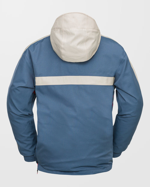 Veste pull homme HOLLOWAY Brighton Softball bleu nylon à