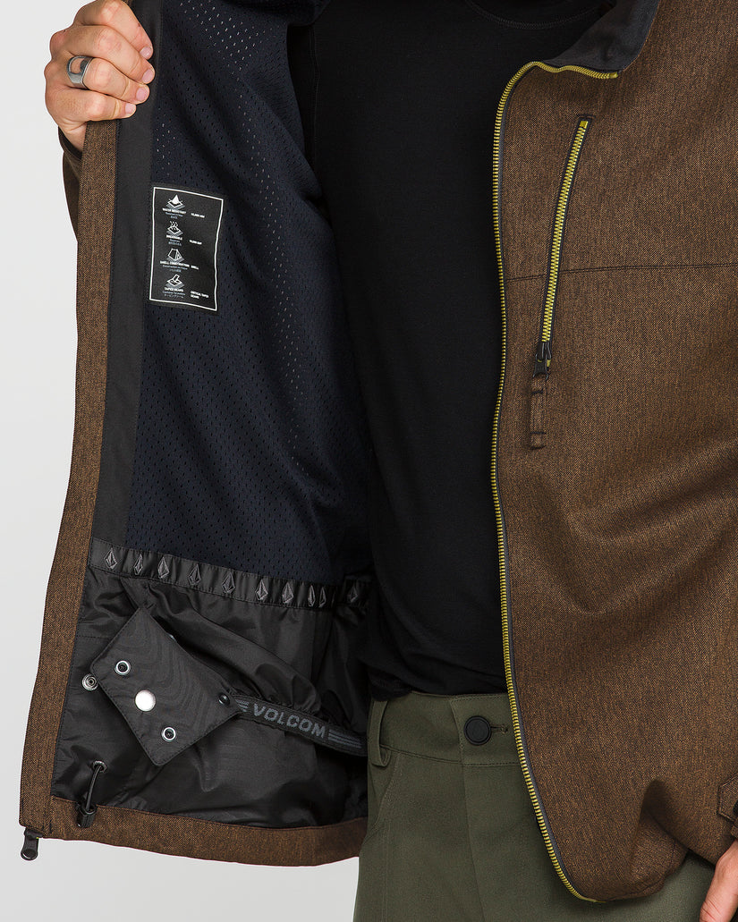 Veste Top Stitch 10K - Brown Denim