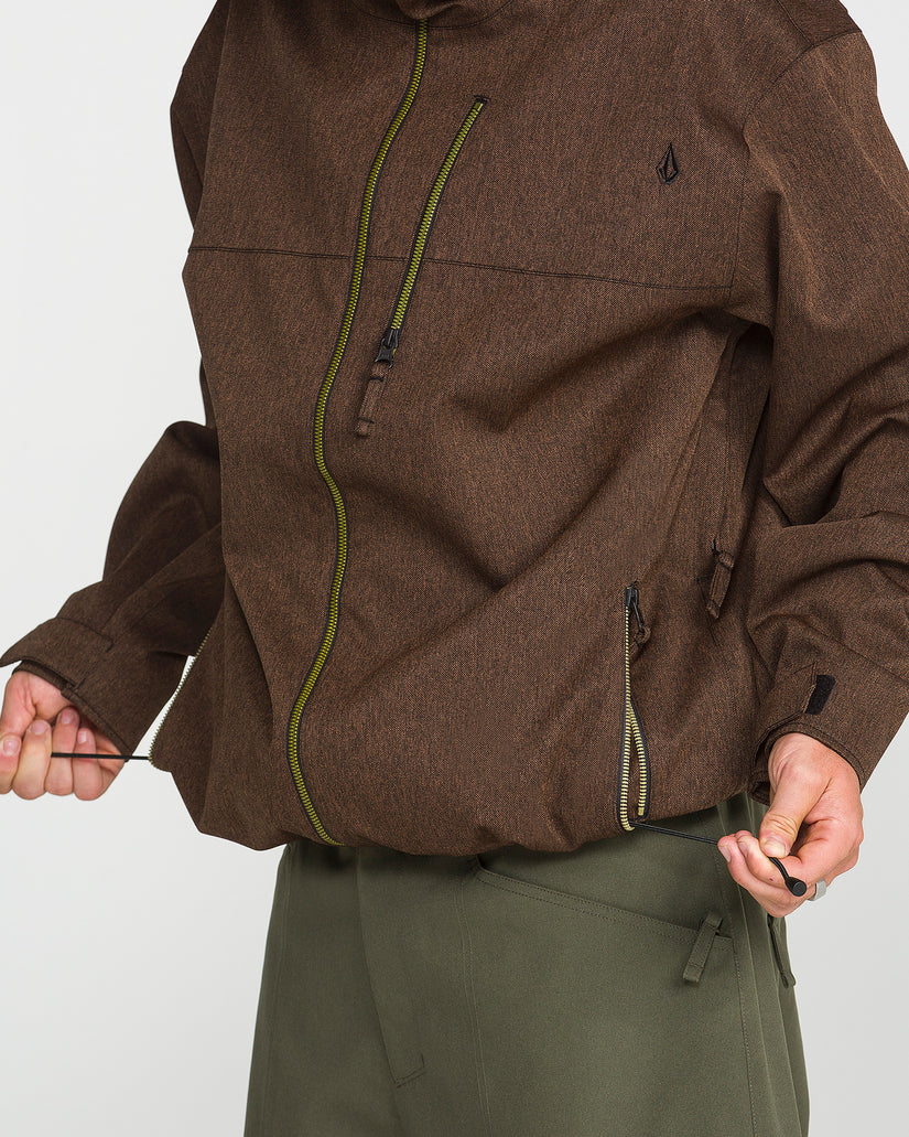 Veste Top Stitch 10K - Brown Denim