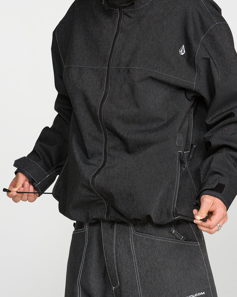 Veste Top Stitch 10K - Black Denim