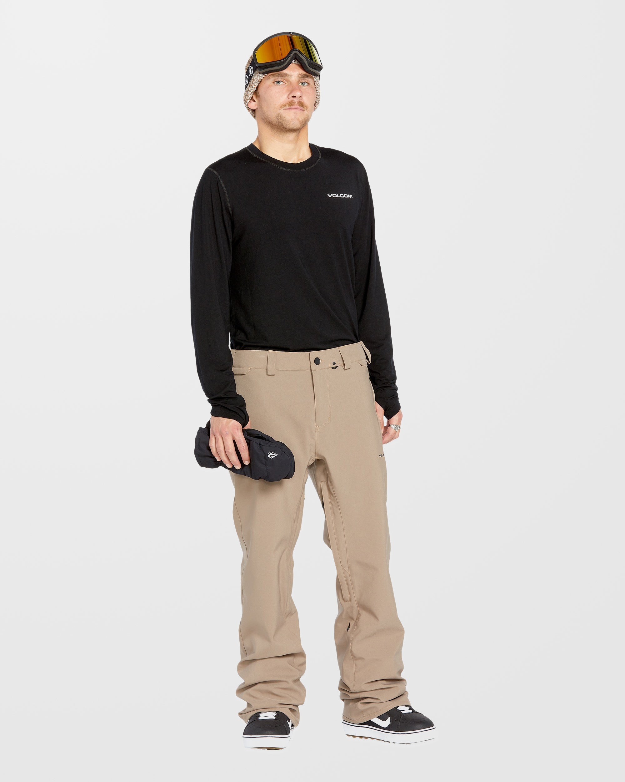 Pantalon Freakin Snow Chino - Chestnut Brown - Homme - Volcom France -  Garantie 2 ans