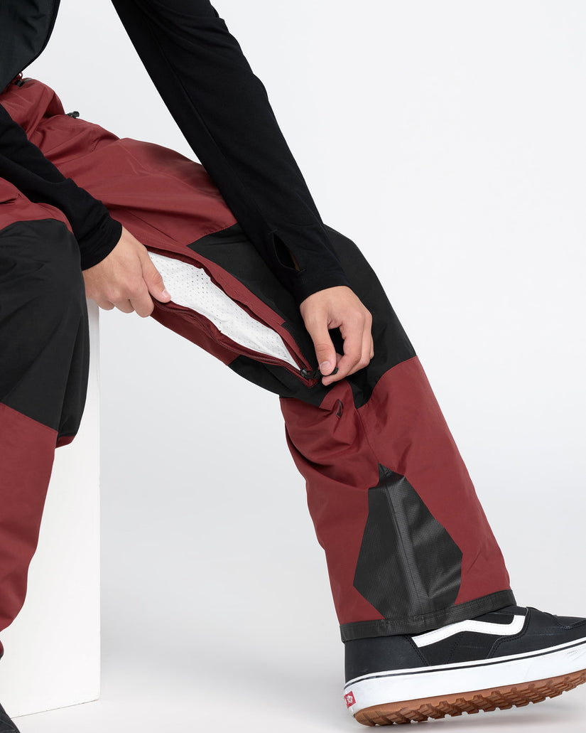 Salopette de snow Gore-Tex Rain - Burnt Red