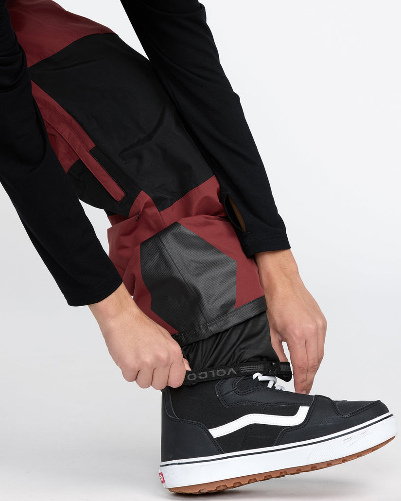 Salopette de snow Gore-Tex Rain - Burnt Red