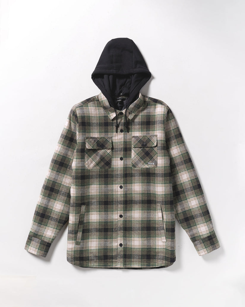 Veste Flannel Insulated Kenson - Black Green