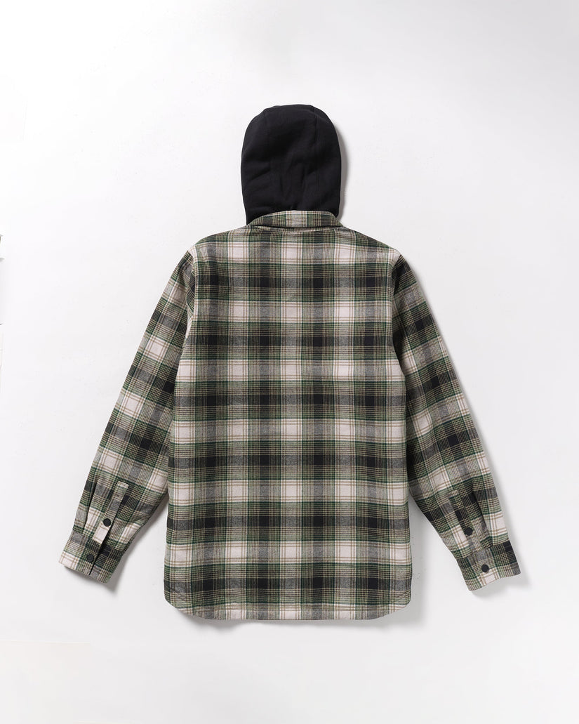 Veste Flannel Insulated Kenson - Black Green