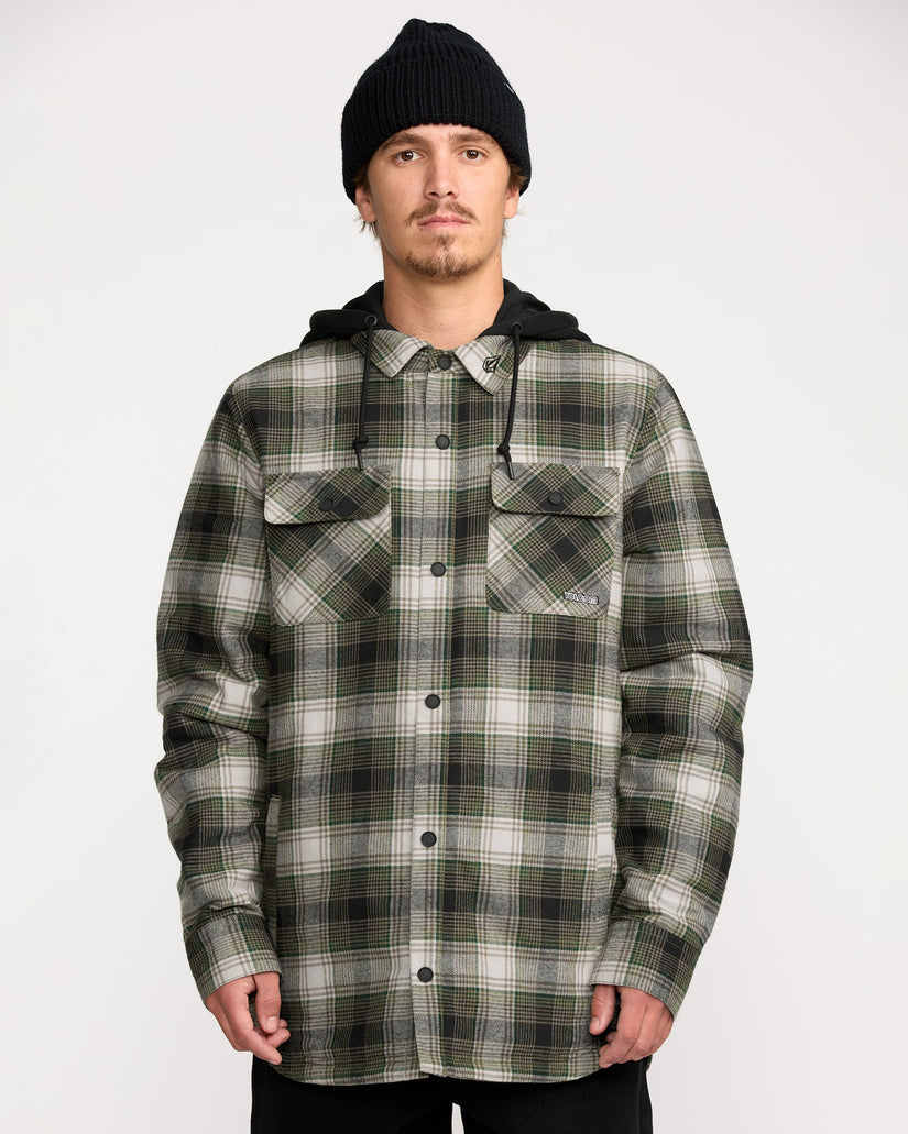 Veste Flannel Insulated Kenson - Black Green