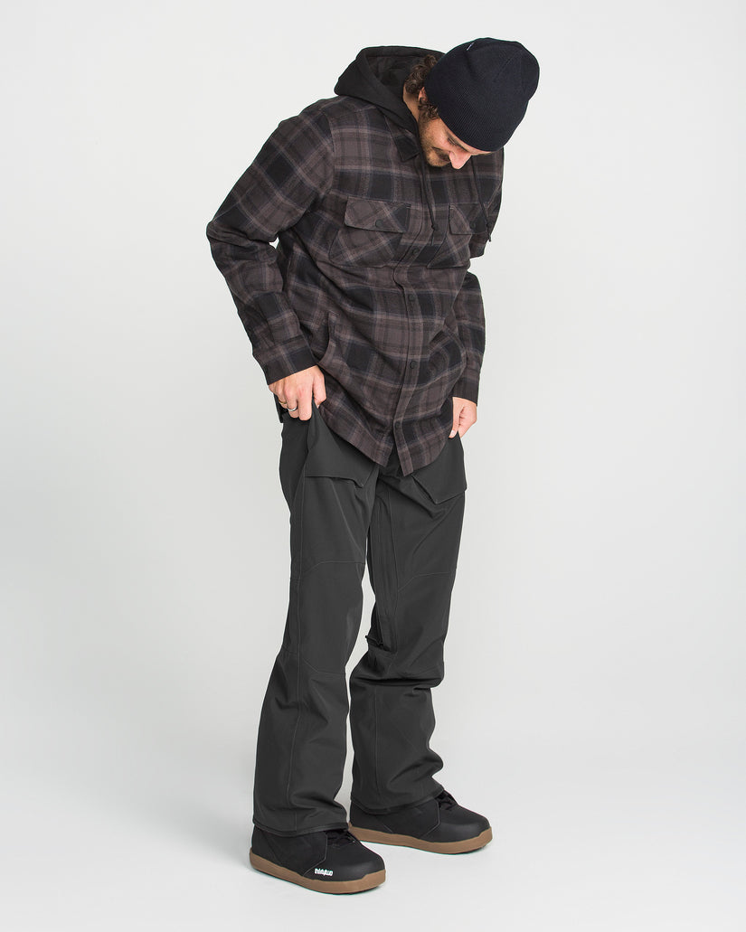 Veste Enson Insulated Riding Flannel - Black