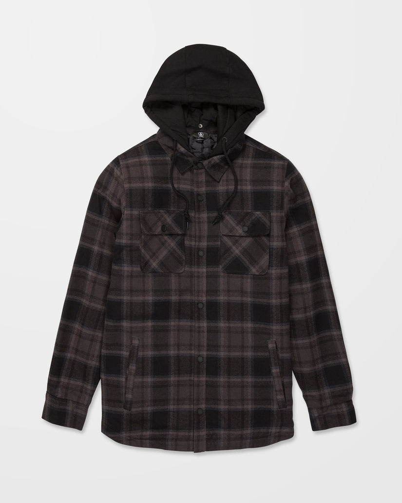 Veste Enson Insulated Riding Flannel - Black