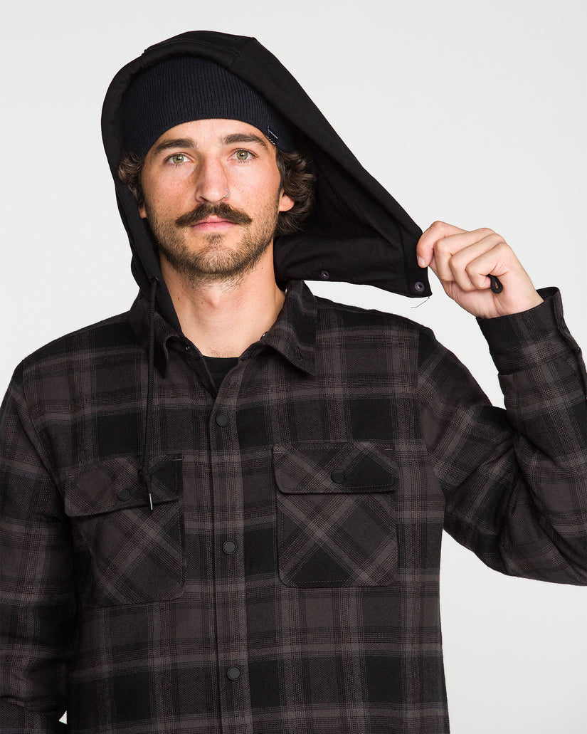 Veste Enson Insulated Riding Flannel - Black