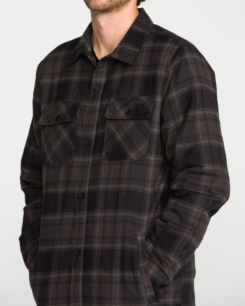 Veste Enson Insulated Riding Flannel - Black