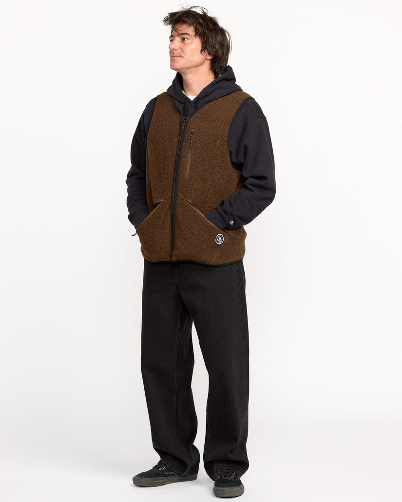 Veste sans manches Snowdrift - Brown