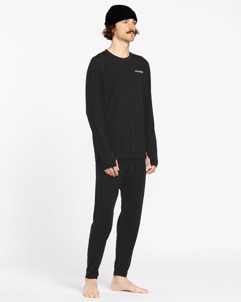 Pantalon première couche M Merino Blend - Black