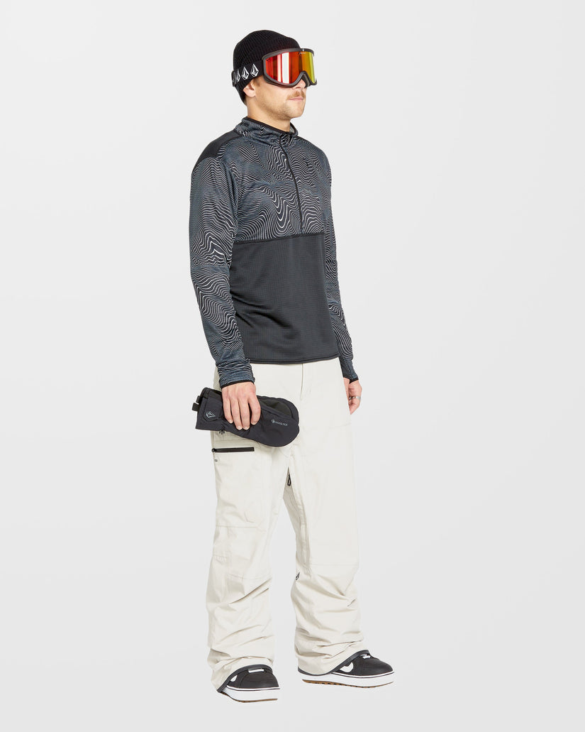 Sweat Gridlock Second Layer Fleece - Black Print