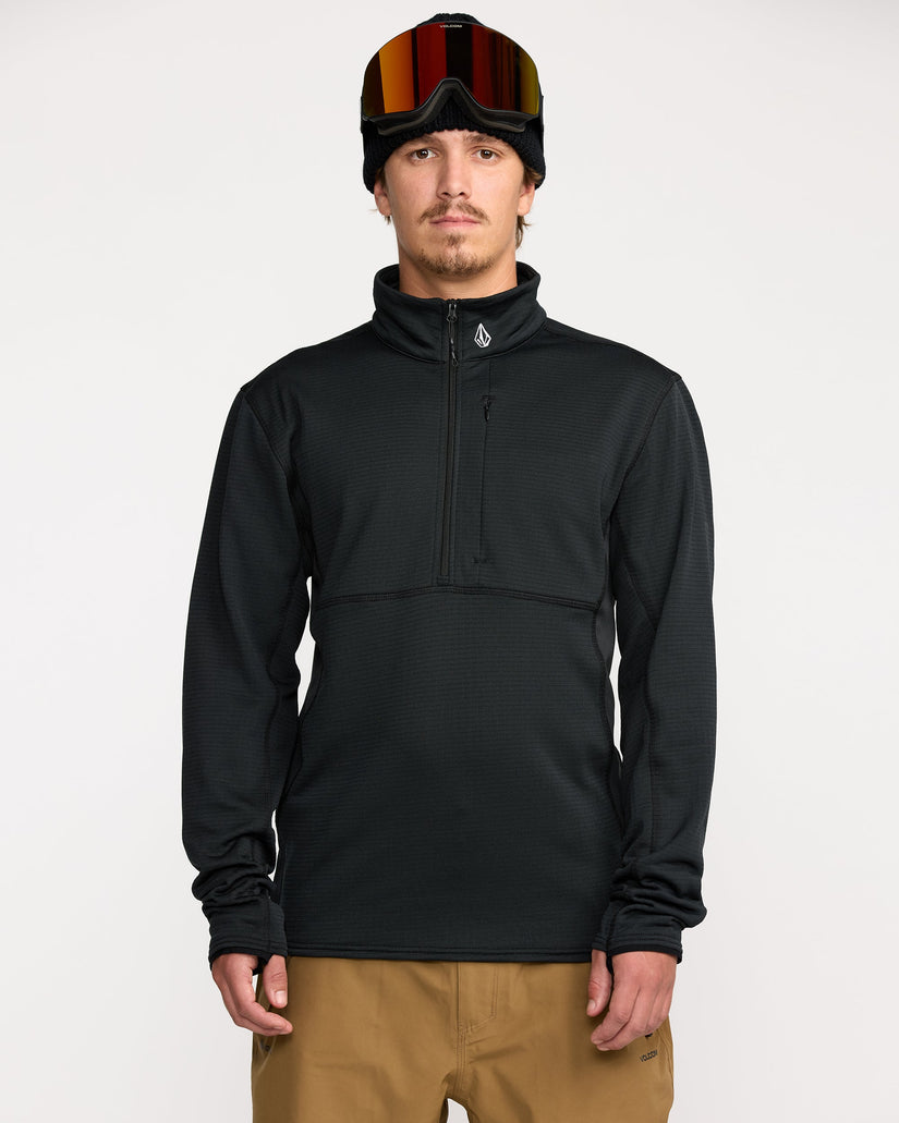 Sweat à col montant Gridlock - Black