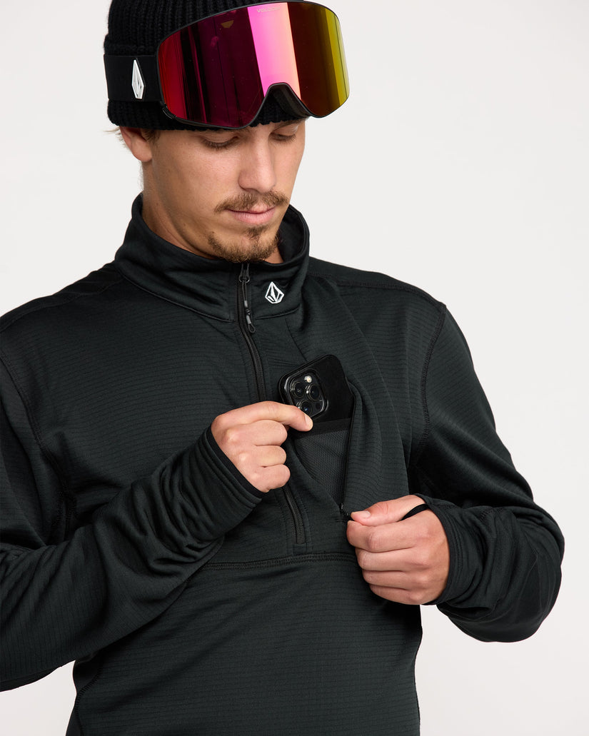 Sweat à col montant Gridlock - Black