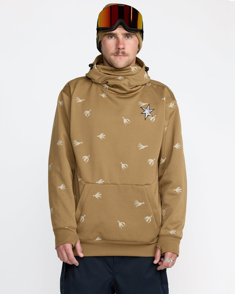 Sweat à capuche Hydro Riding - Bronze