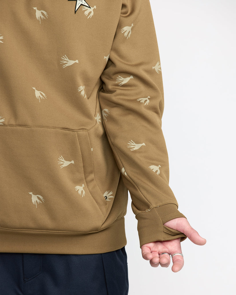 Sweat à capuche Hydro Riding - Bronze