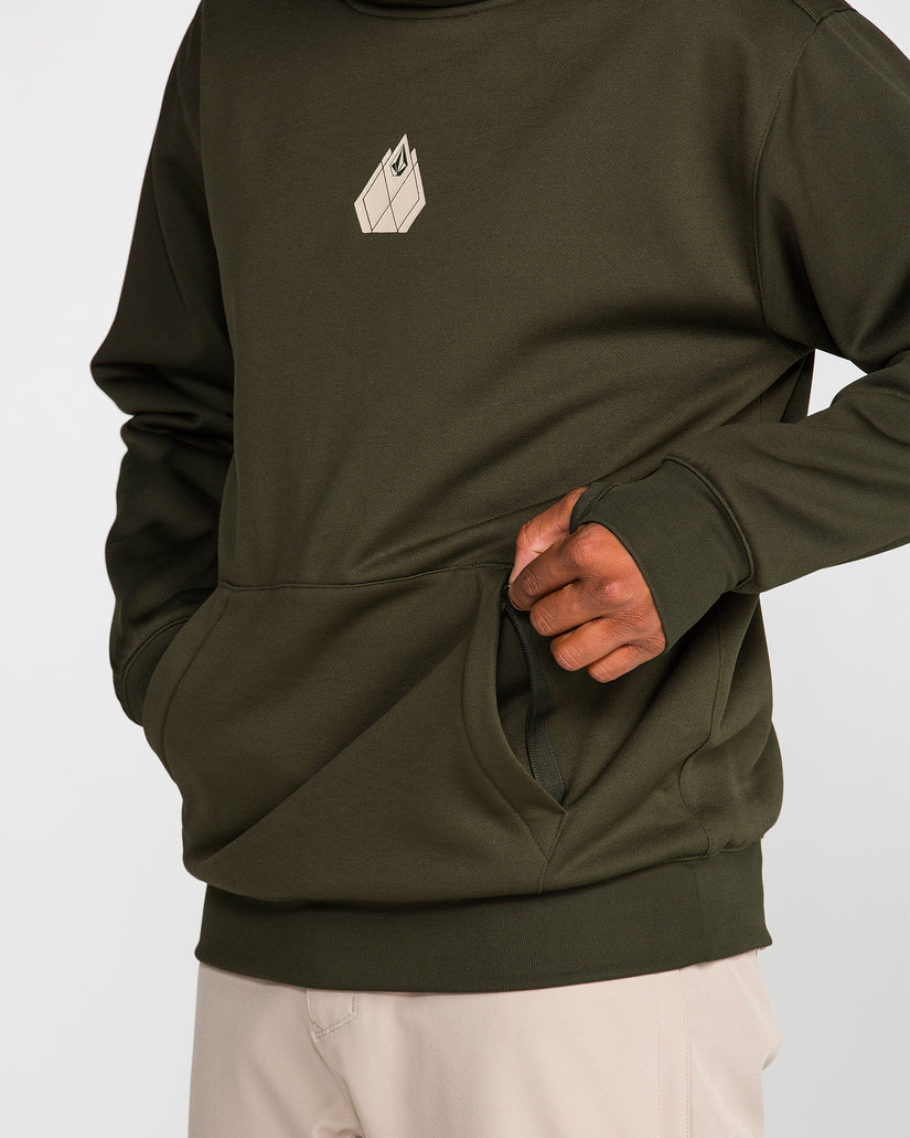 Sweat à capuche Hydro Riding - Dark Green