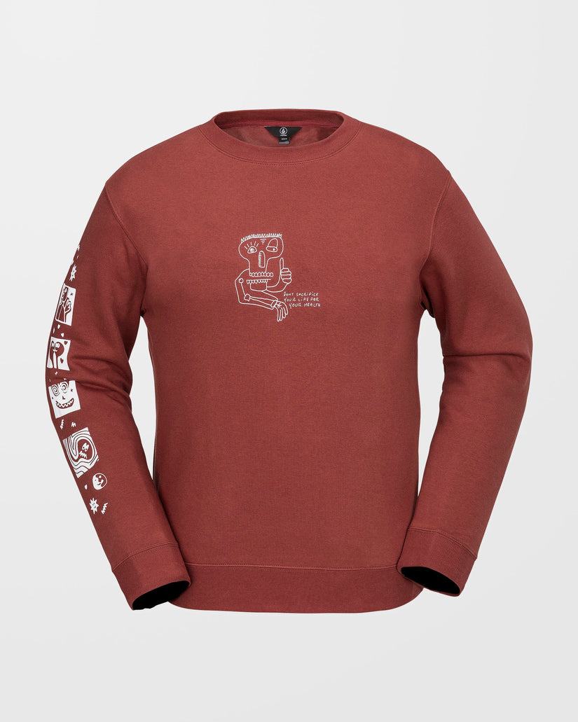 Sweat Essential Fleece - Redwood
