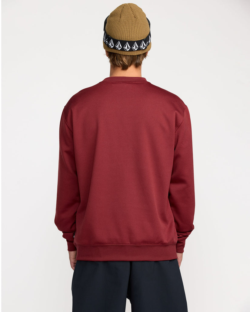 Sweat en molleton Hydro - Burnt Red