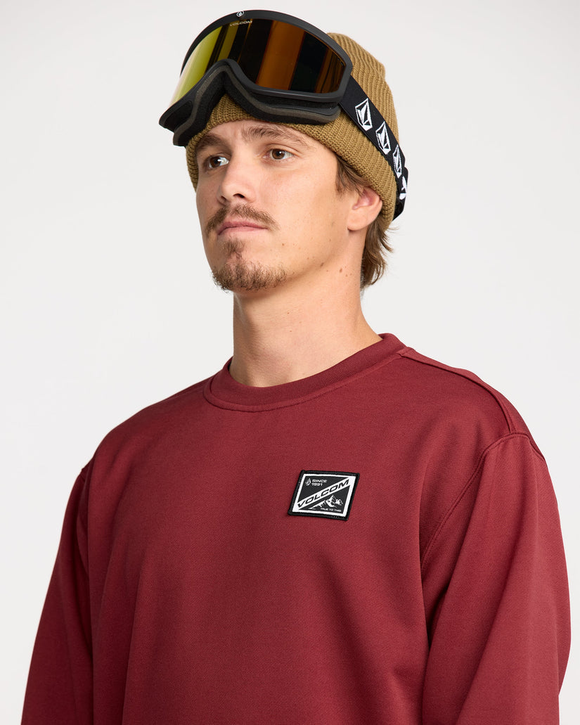 Sweat en molleton Hydro - Burnt Red