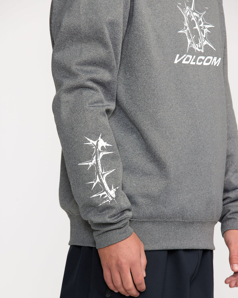 Sweat en molleton Hydro - Heather Black