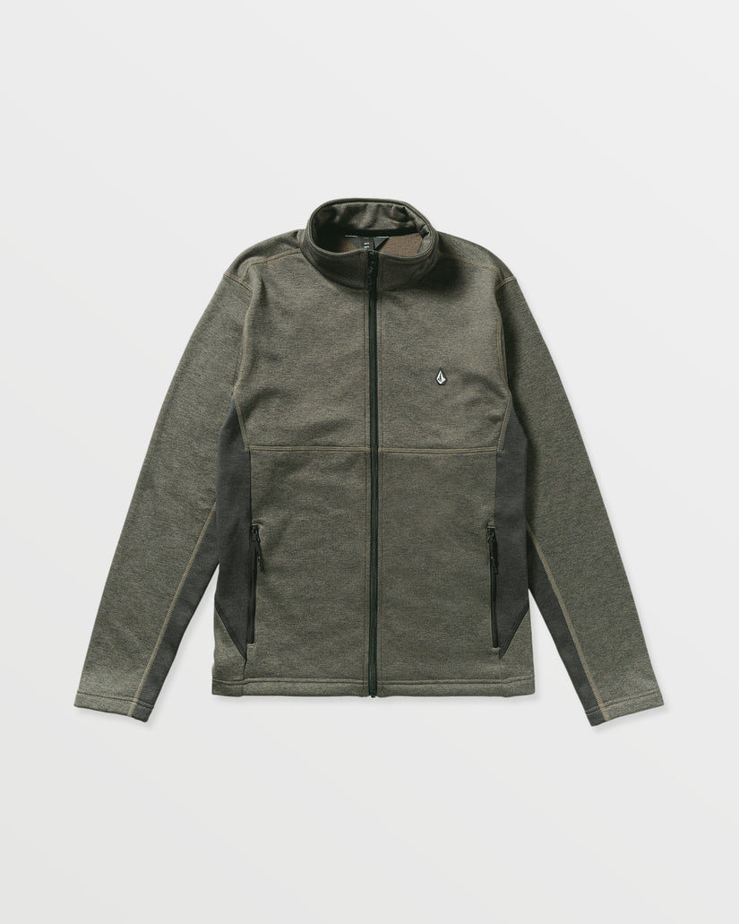 Sweat zippé en molleton Snowbound - Military