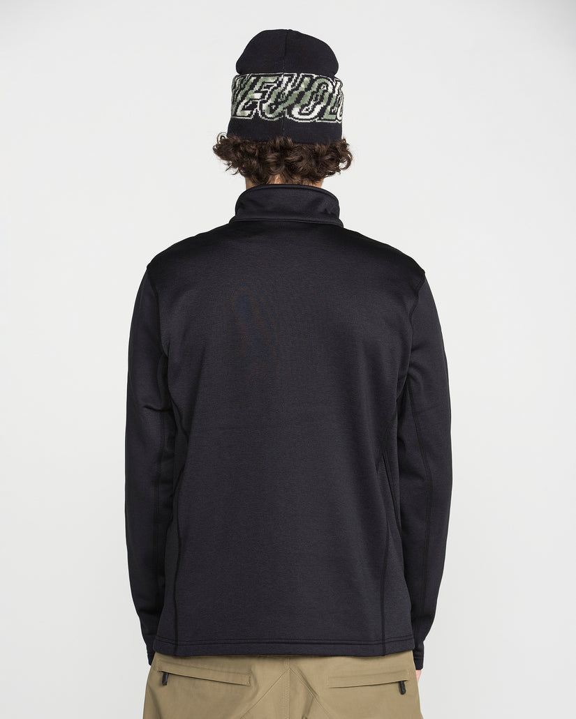 Sweat zippé en molleton Snowbound - Black